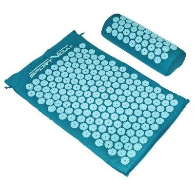 

Коврик акупунктурный с валиком SportVida Аппликатор Кузнецова 66 x 40 см Blue SKL41-277735, Синий