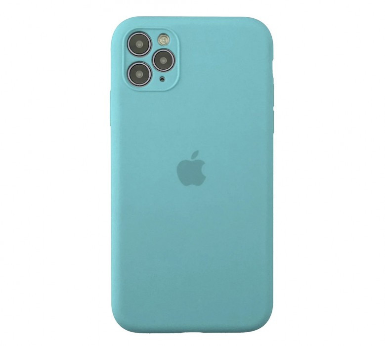 

Чехол для Apple iPhone 11 Pro Silicone Case With Camera Lens Protection Ice Sea Blue Copy