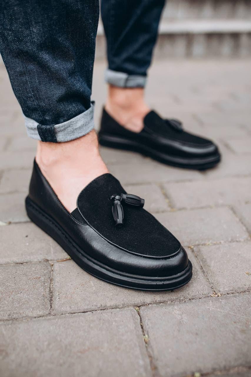 

Мужские лоферы Chekich CH002 Black ST, Черный