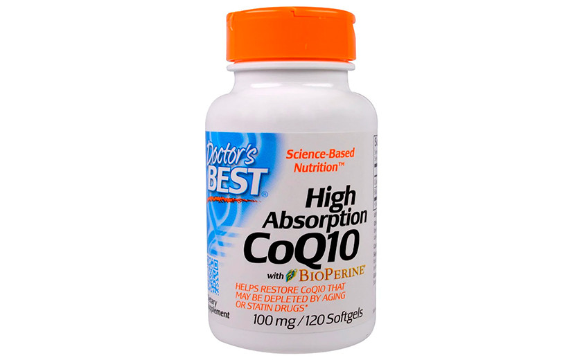 

Коэнзим Doctor's Best CoQ10+BioPerine 100 мг 120 капсул, поддержка здоровья сердечно-сосудистой системы