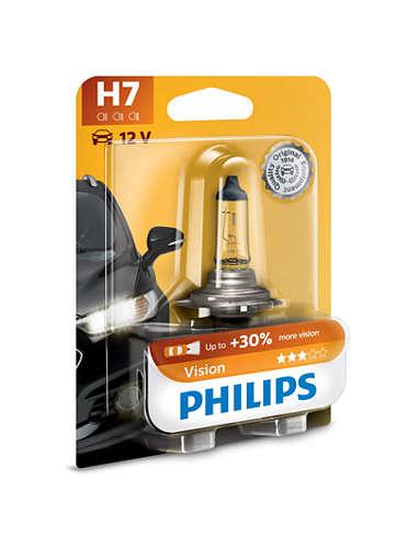 

Авто лампа H7 55W 12V +30% PHILIPS оригинал с гарантией! PX26d Premium