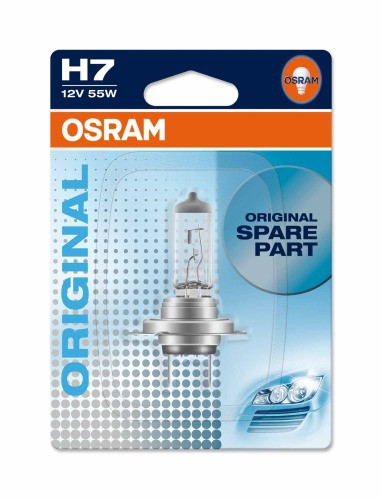 

Авто лампа H7 55W 12V OSRAM оригинал с гарантией! PX26D 10X1 Blister