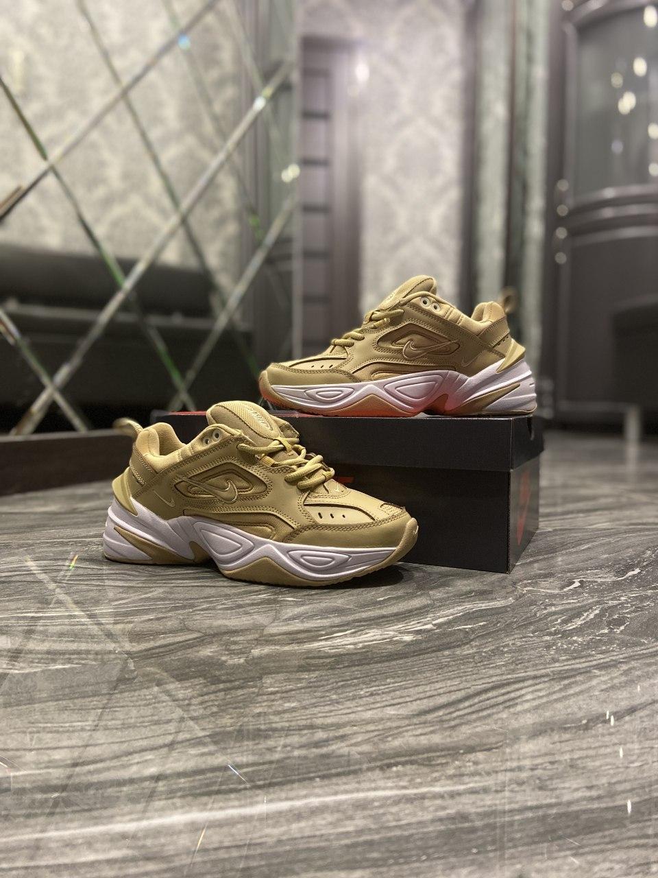 

Женские кроссовки Nike M2K Tekno Beige / Найк М2К Текно Бежевые, Бежевый