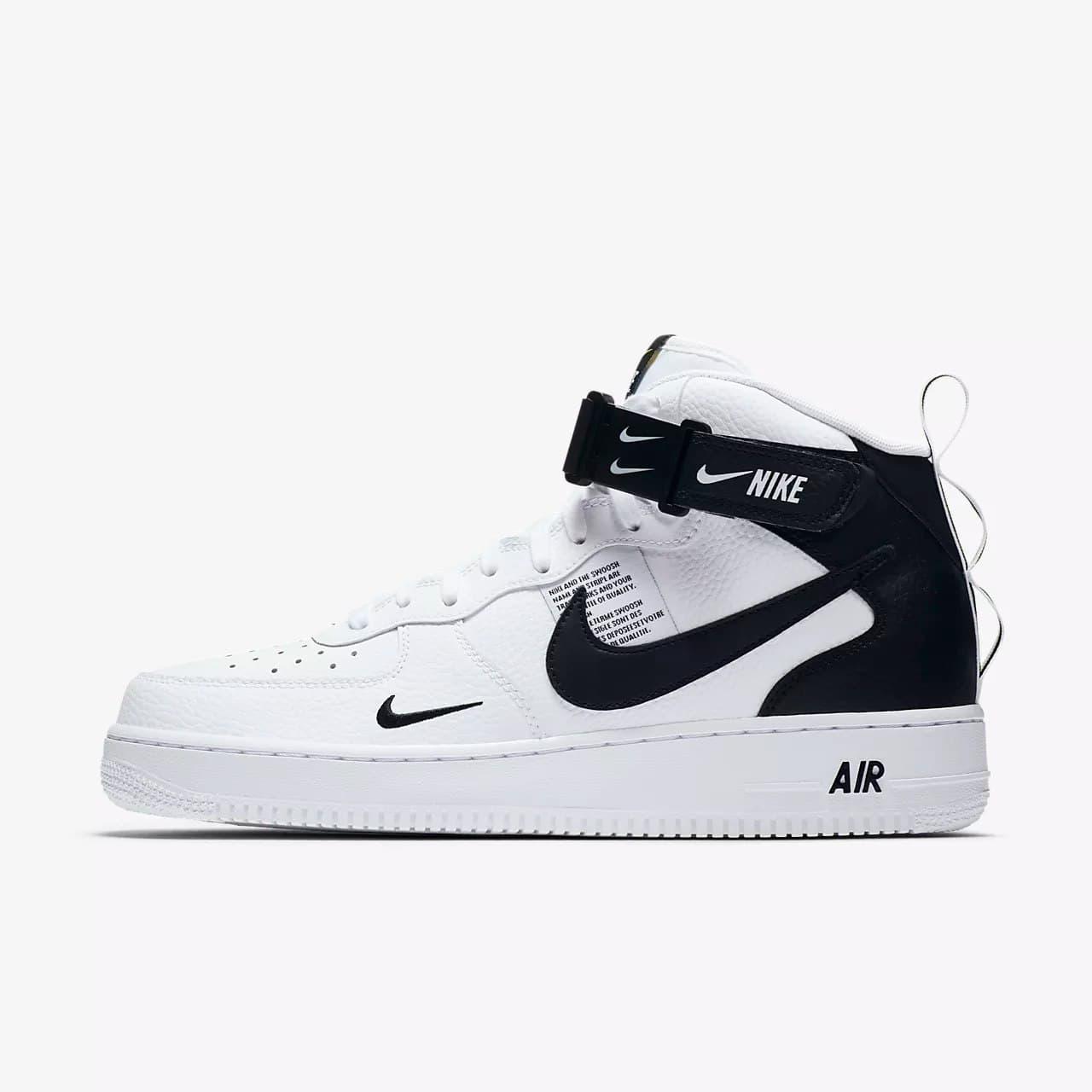 

Женские кроссовки Nike Air Force 1 07 Lv8 Ultra Hight White Black / Найк Аир Форс 1 07 Лв8 Ультра Белые Черные, Белый