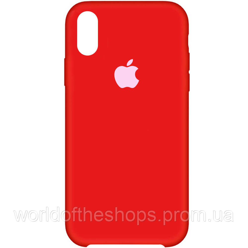 

Чехол Silicone Case (AA) для Apple iPhone XR (6.1"), Красный / dark red