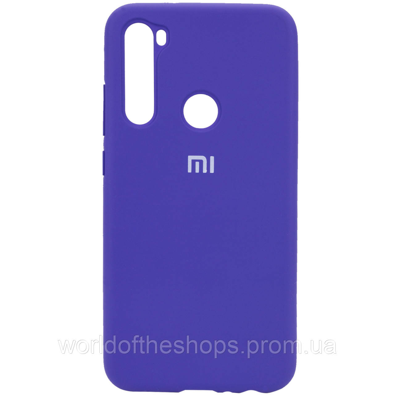 

Чехол Silicone Cover Full Protective (AA) для Xiaomi Redmi Note 8, Фиолетовый / purple