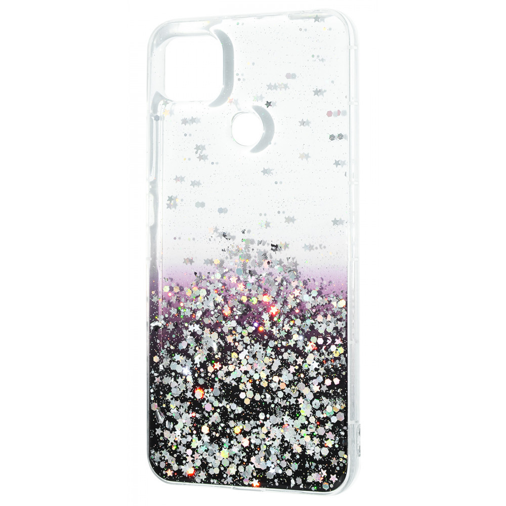 

WAVE Confetti Case (TPU) Xiaomi Redmi 9C white/dark purple