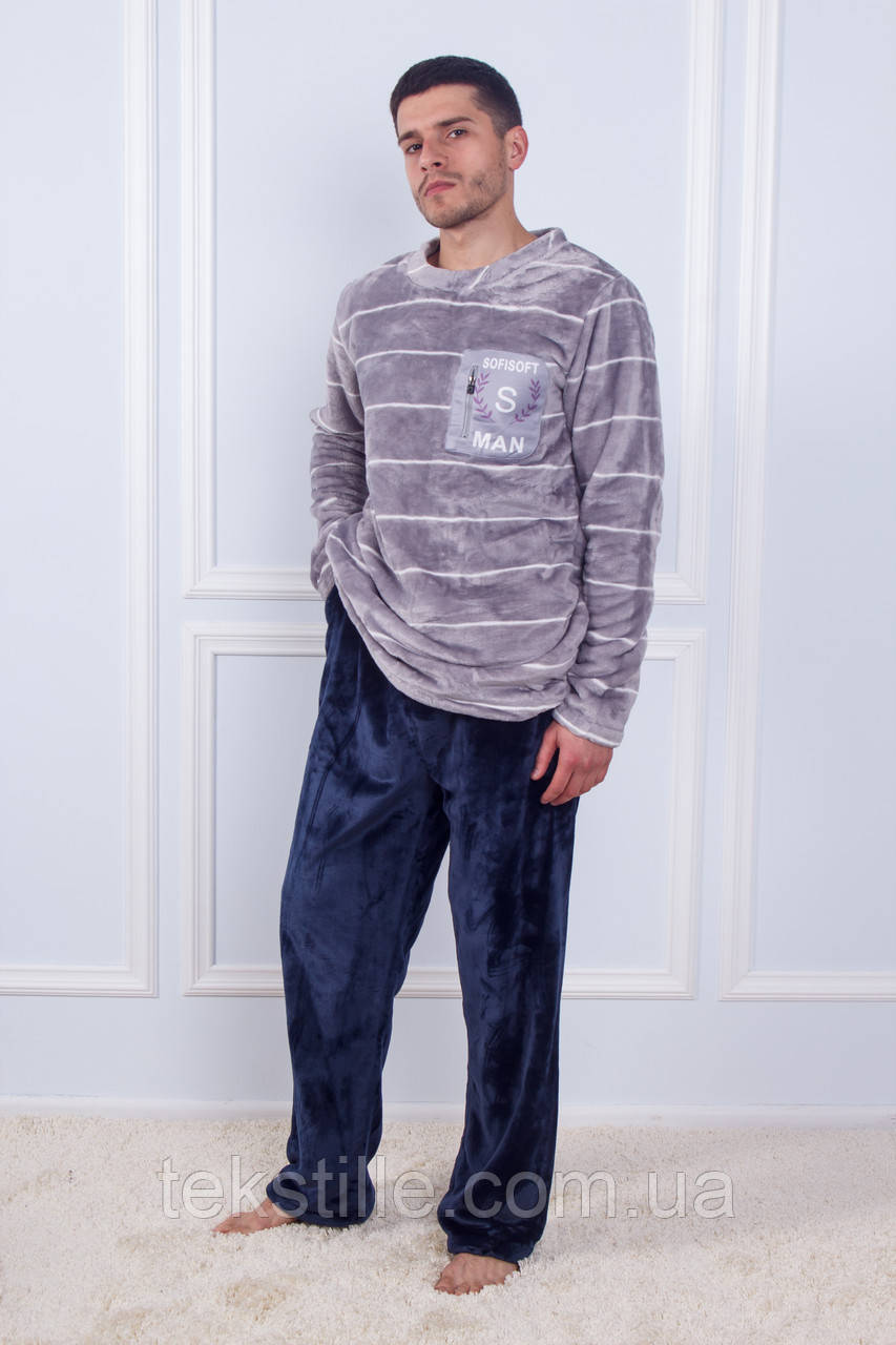 Пижама мужская махровая Бамбук 2 XL
