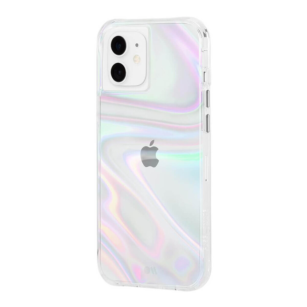 

Защитный чехол Case-Mate Soap Bubble для iPhone 12 mini, Салатовый