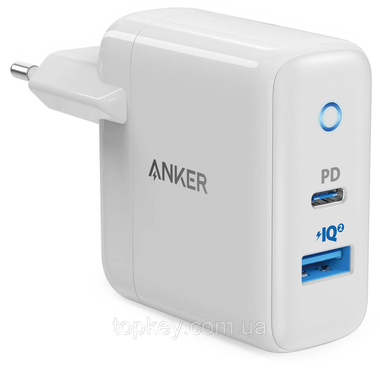 

Сетевое зарядное устройство Anker PowerPort PD+ 2 33W 1xPD & 1xPIQ 2.0 White (6509178)