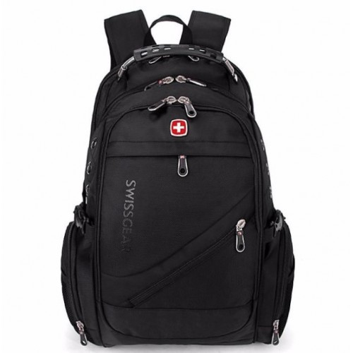 

Рюкзак Городской Swissgear Black Swiss Bag Черный удобный ортопедический для молодежи мужской женский