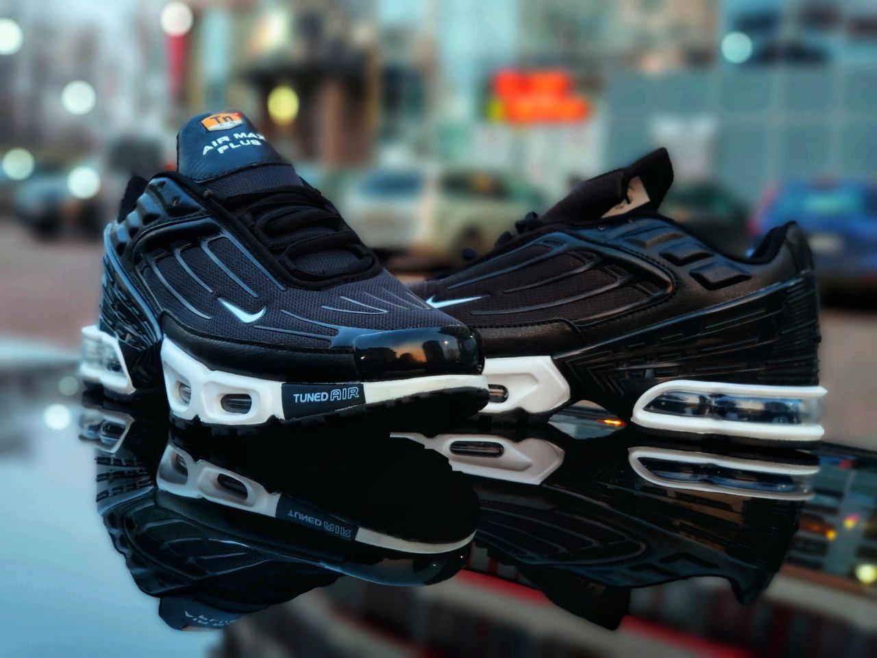 

Nike Air Max Plus 3 Black (Топ якість) Весна, Чоловічі Кросівки, Чоловіче взуття