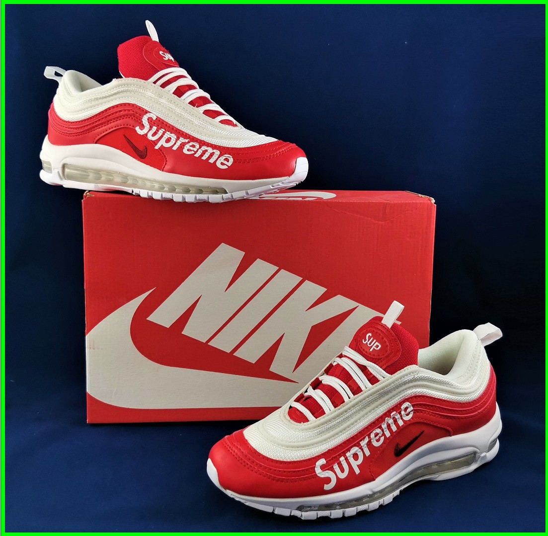 

Кроссовки N!ke Air Max 97 Красные SUPREME Найк Мужские (размеры: 41,42,43,44,45) Видео Обзор