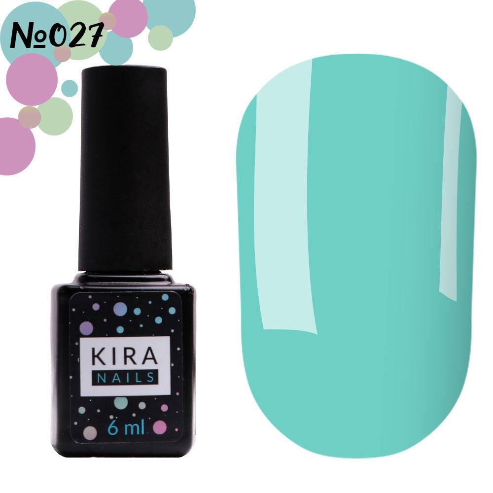 

Гель-лак Kira Nails №027, 6 мл (голубой)