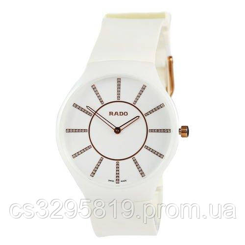 

Часы наручные Rado True Thinline Rubber White-Gold