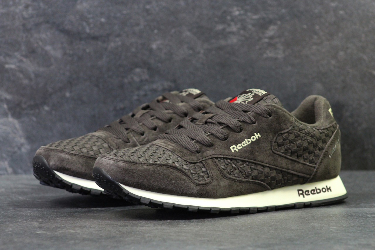 

Мужские кроссовки в стиле Reebok Рибок Since 1981 Brown, коричневые 46 (29,2 см), Коричневый