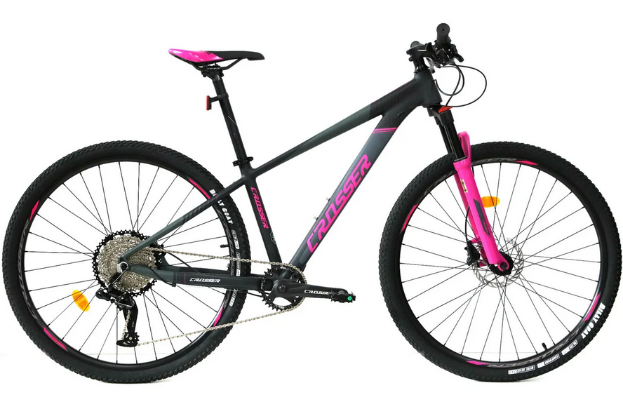 

Велосипед Crosser Solo Lady 075-С 26" рама 15.5" гидравлика черно-розовый | Горный велосипед Кроссер 075-С, Разные цвета