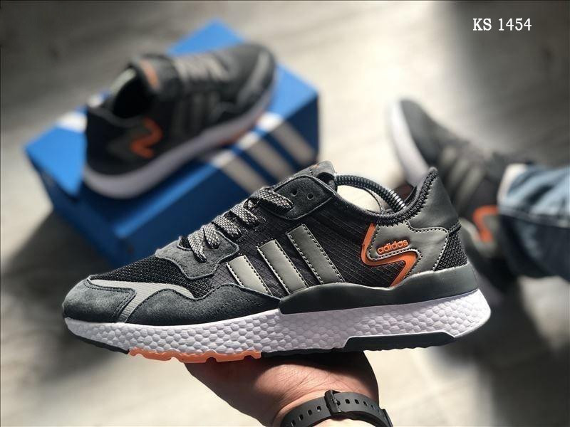 

Мужские кроссовки в стиле Adidas Адидас Nite Jogger, серые 41 (26 см), Серый