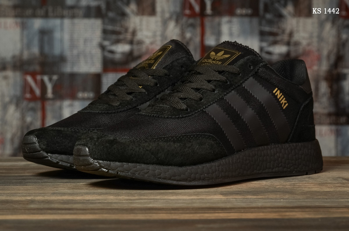 

Мужские кроссовки Adidas Адидас Iniki, черные 46 (29,5 см), Белый