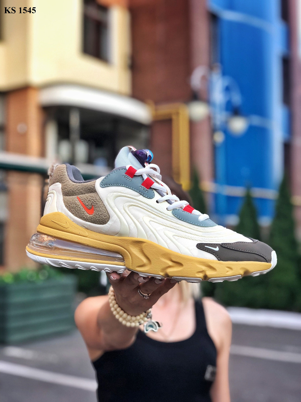 

Мужские кроссовки в стиле Nike Найк Air Max 270 React, разноцветные 42 (26,5 см), Разные цвета