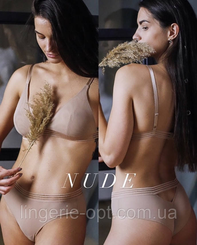 

Браллет в комплекте с бразилиана Marta Lingerie 242 Nude L/XL