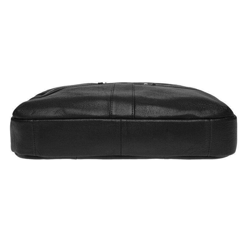 

Мужская кожаная сумка Borsa Leather k11120a-black, Черный