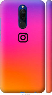 

Чехол на Xiaomi Redmi 8 Instagram FCh_001032, Оранжевый