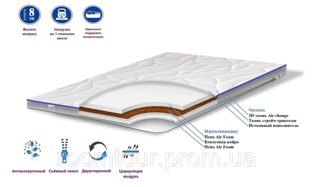 

Матрас «TOP AIR 2 in 1» 80x190