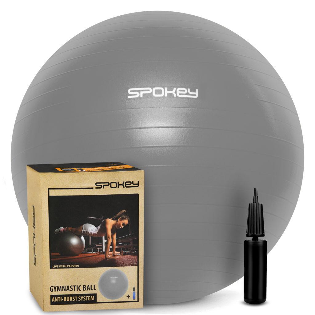 

Гимнастический мяч для спорта, фитбол + насос, мяч для фитнеса Spokey Fitball lIl 55,65,75 см (921020) 65 см 75 см