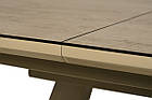 Раздвижной стол ТМL-522 макиато с рисунком под мрамор Vetro Mebel 140/180 (бесплатная доставка), фото 6