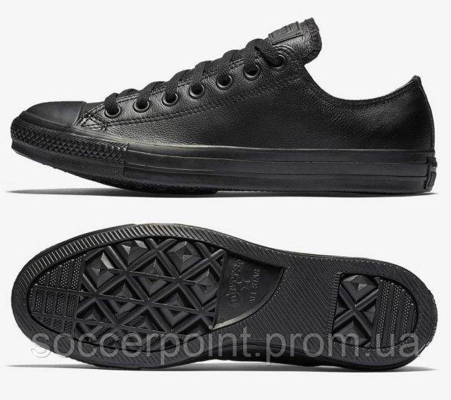 

Кеды Converse Chuck Taylor All Star Ox Mono Leather Black 135253C (135253C). Мужские кроссовки повседневные.