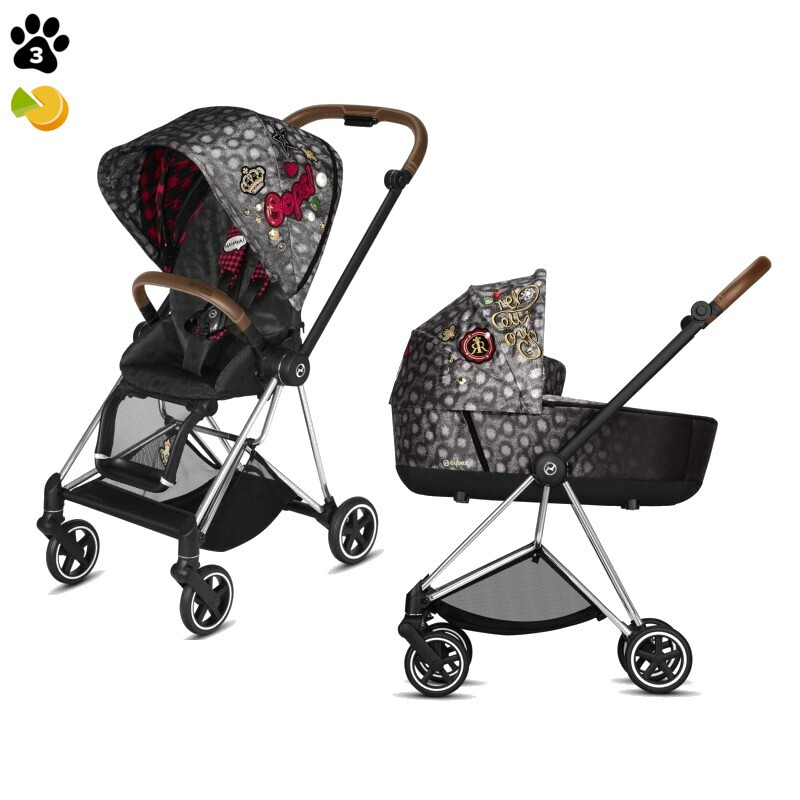 

Коляска Cybex Mios 2 в 1 Rebellious шасси Chrome Brown