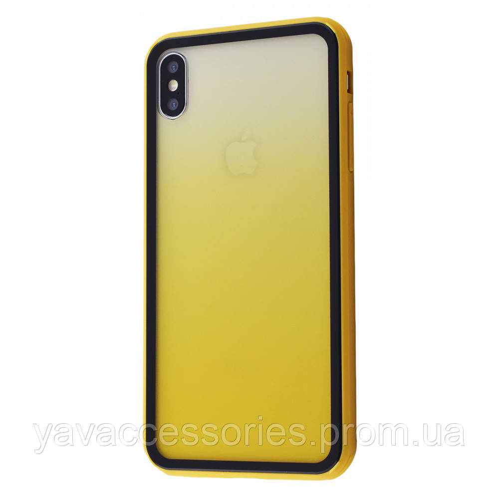 

Colorful Gradient Transparent Case iPhone Xs Max yellow