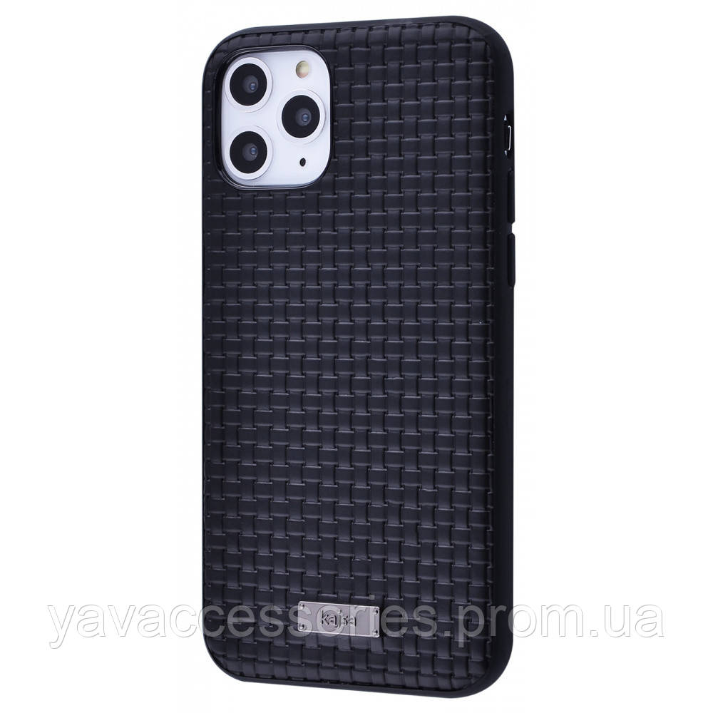 

Kajsa Weaving Pattern Series (Genuine Leather) iPhone 11 Pro black