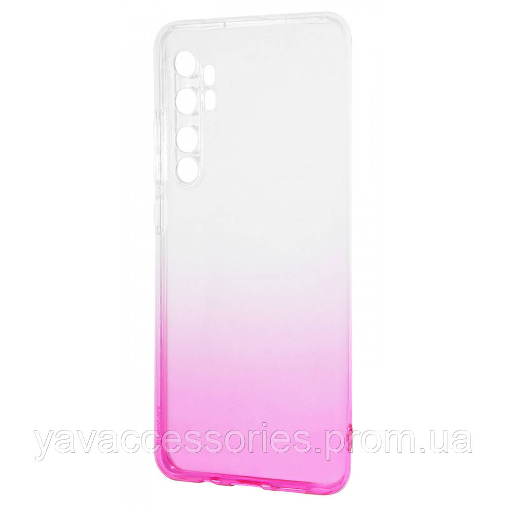 

Силикон 0.5 mm Gradient Design Xiaomi Mi Note 10 Lite white_pink