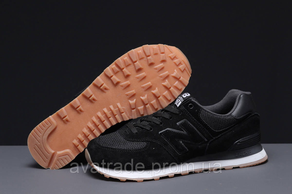 

Кроссовки мужские 18035, New Balance 574, черные, [ 41 42 43 44 45 46 ] р. 41-26,5см. 44, Черный