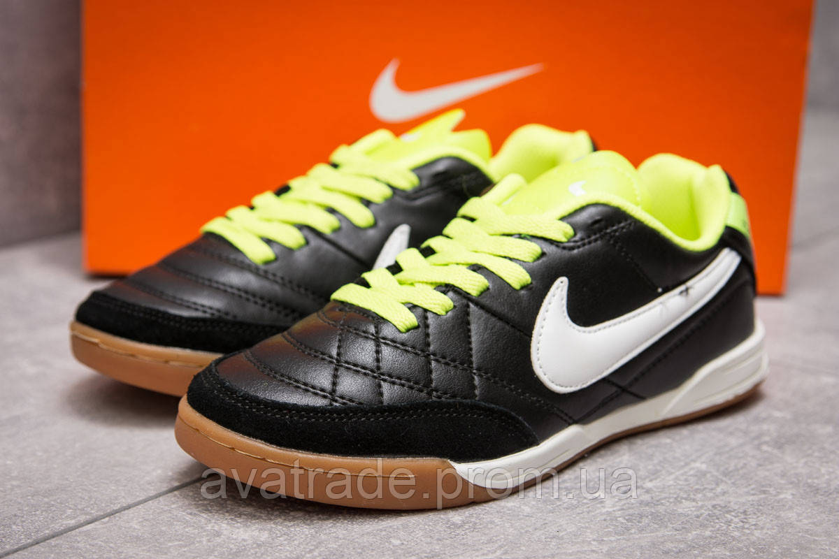 

Кроссовки мужские 13953, Nike Tiempo, черные, [ 38 ] р. 38-23,4см., Черный