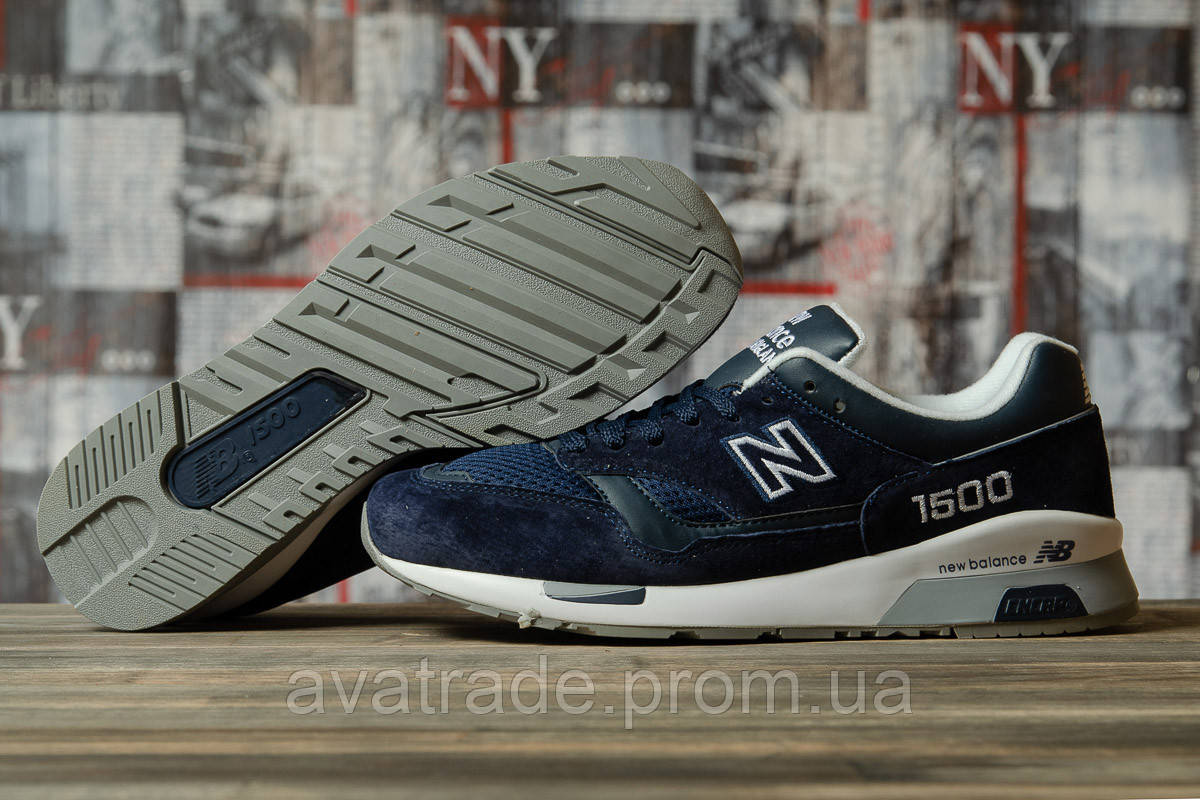 

Кроссовки мужские 16716, New Balance 1500, темно-синие, [ 43 45 ] р. 43-27,0см., Темно-синий