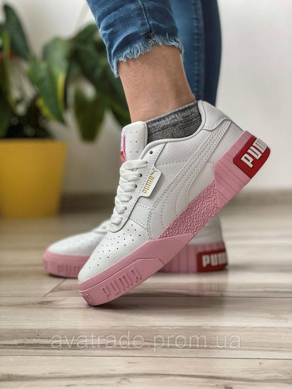 

Кроссовки женские 17991, Puma Cali Sport (TOP), белые, [ 36 37 38 39 40 ] р. 40-25,5см., Белый