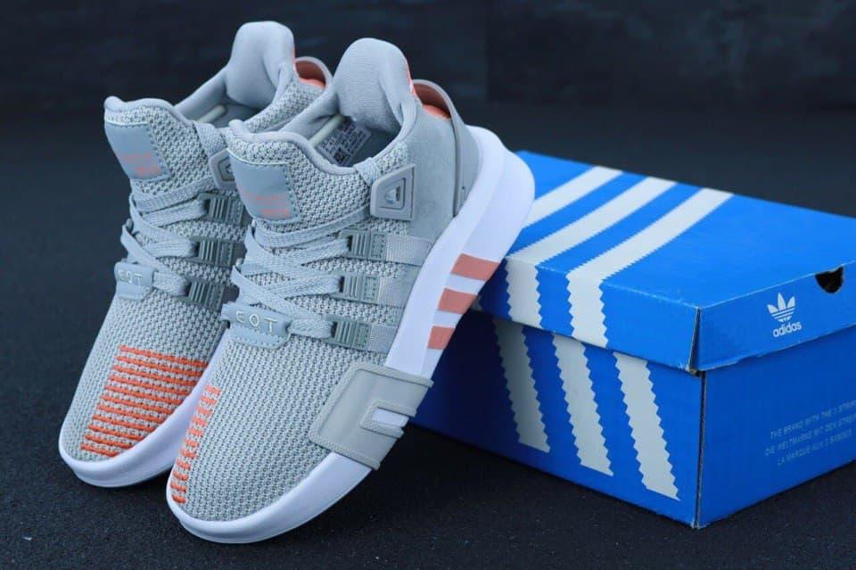 

Женские кроссовки Adidas EQT Bask ADV Grey Pink / Адидас ЕКТ Серые Розовые, Серый