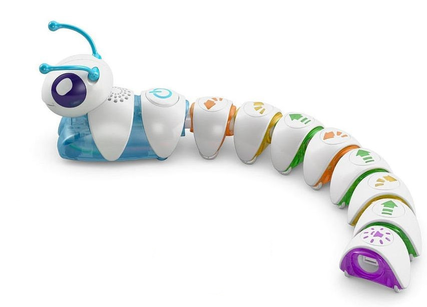 

Интерактивная игрушка Гусеница Kronos Toys 3992B (tsi_51438), Бело-розовый