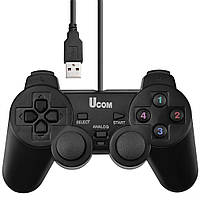 Провідний геймпад (джойстик) Ucom UC-JS704S USB для ПК Black (25118)
