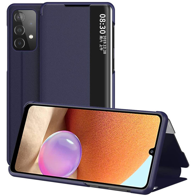 

Чехол-книжка Smart View Cover для Samsung Galaxy A72 4G / A72 5G, Синий