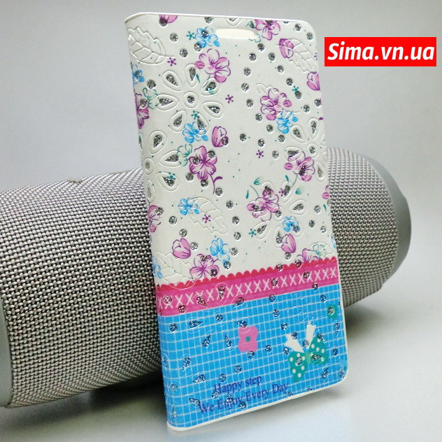 

Чехол книжка для Samsung J2 Prime / G532 / G531 / G530 противоударный с магнитом Cath Kidston синий