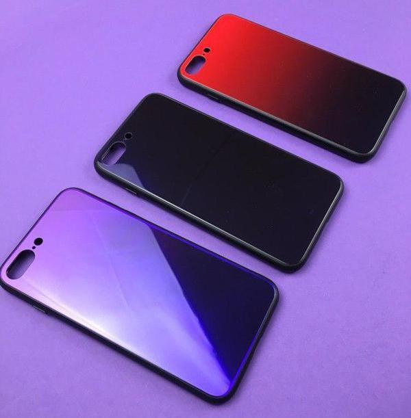 

Chameleon glass case Samsung S8 Plus Black/blue
