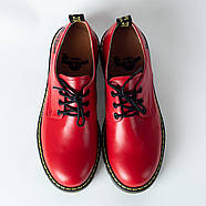 Туфлі-оксфорди Модний Чобіток Dr Denver 1461 червоні 36, фото 6