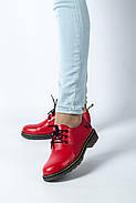 Туфлі-оксфорди Модний Чобіток Dr Denver 1461 червоні 36, фото 3