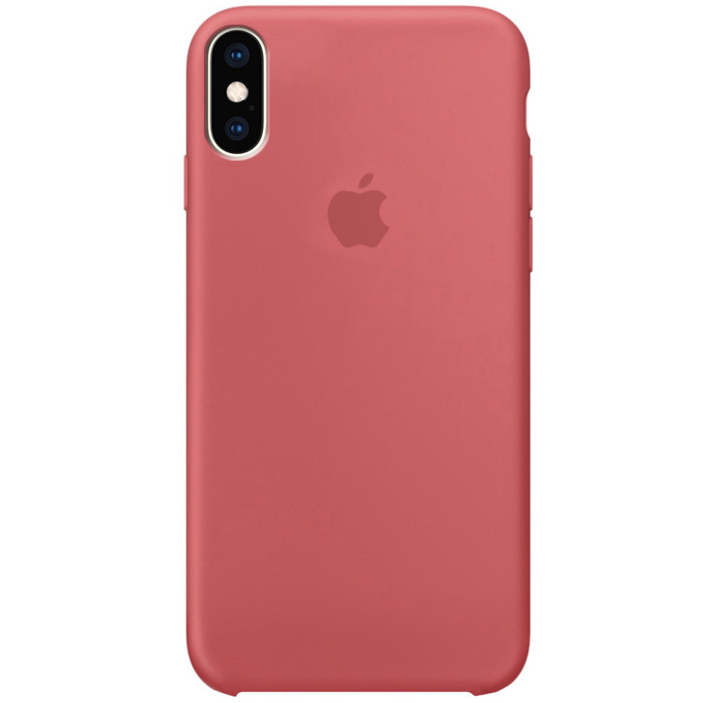 

Уценка Чехол Silicone Case (AA) для Apple iPhone X (5.8") / XS (5.8"), Дефект упаковки / красный / camellia