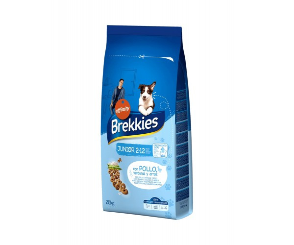 

Brekkies Dog Junior для молодых собак с курицей 3 кг 20 кг