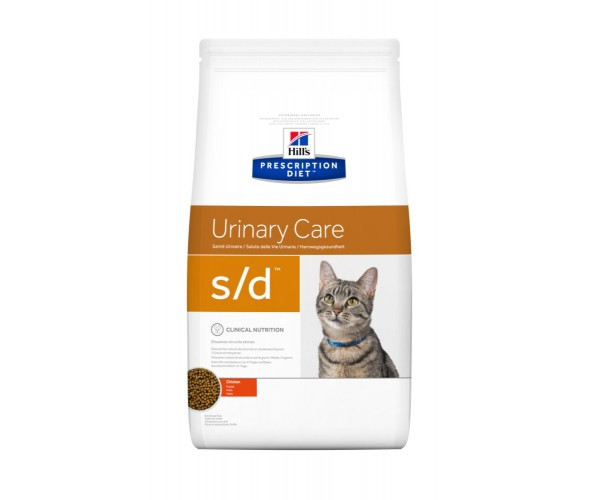 

Hill's Prescription Diet s/d Urinary Care корм для кошек курицей 5 кг